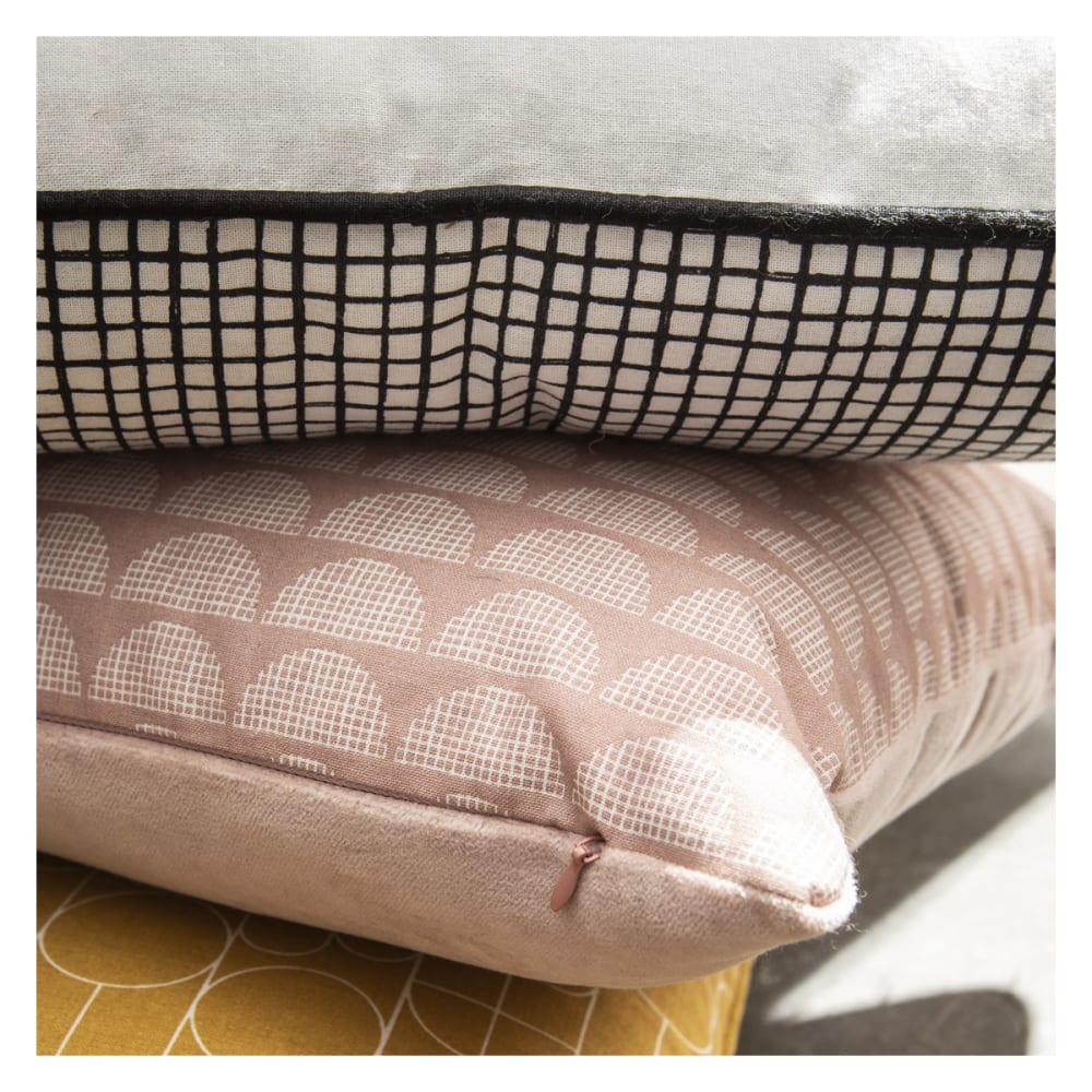 Coussin Today Terra Rosa imprimé multicolore avec housse en coton — vue 3
