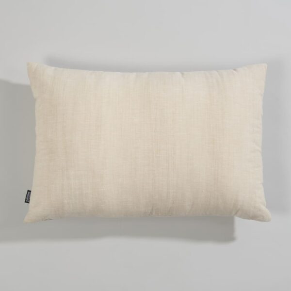 Coussin OLAV Maisons du Monde long, beige avec un effet dégradé