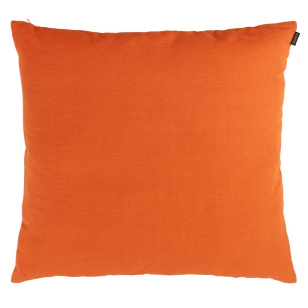 Coussin Maisons du Monde OLARIO orange en coton texturé, format 60 x 60 cm