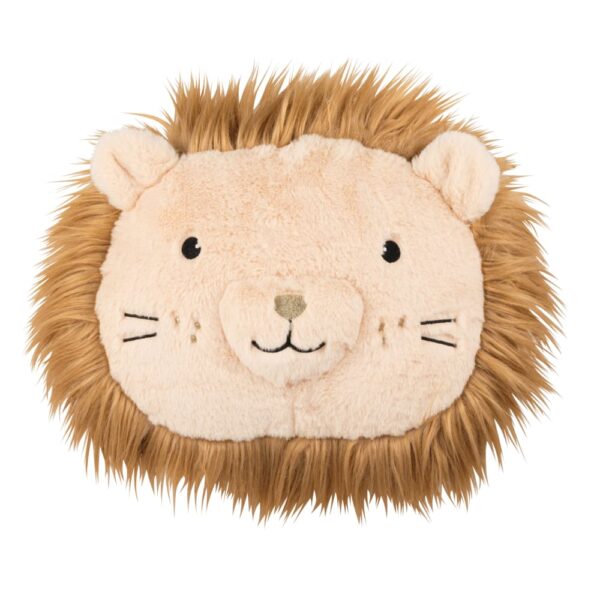 Coussin lion Maisons du Monde en forme de tête de lion pour chambre enfant