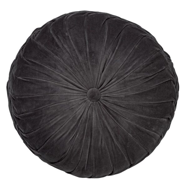 Un coussin Dutch Decor Kaja rond en coton, garni de polyester