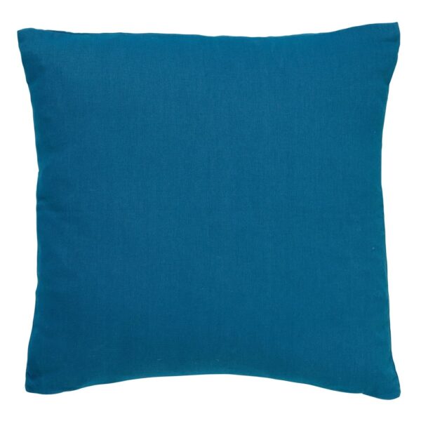 Coussin Dutch Decor James bleu en coton avec fermeture éclair