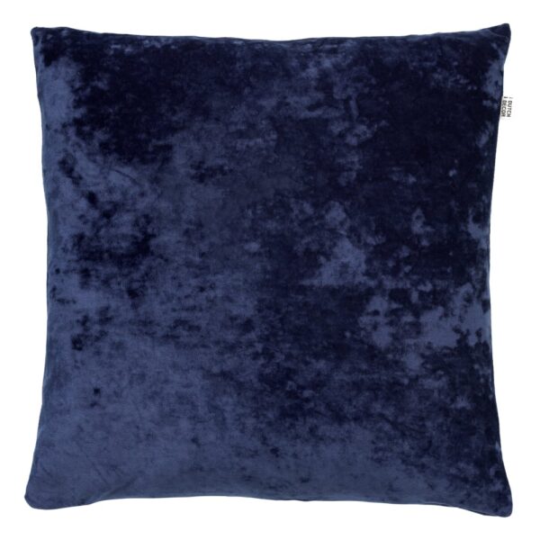 Coussin Dutch Decor Sky bleu au format carré avec aspect velours