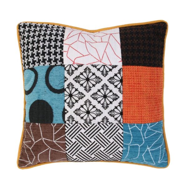 Coussin The Home Deco Factory carré multicolore avec housse déhoussable