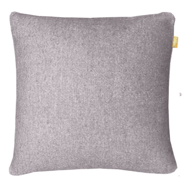 Coussin carré Malagoon double face violet en laine recyclée