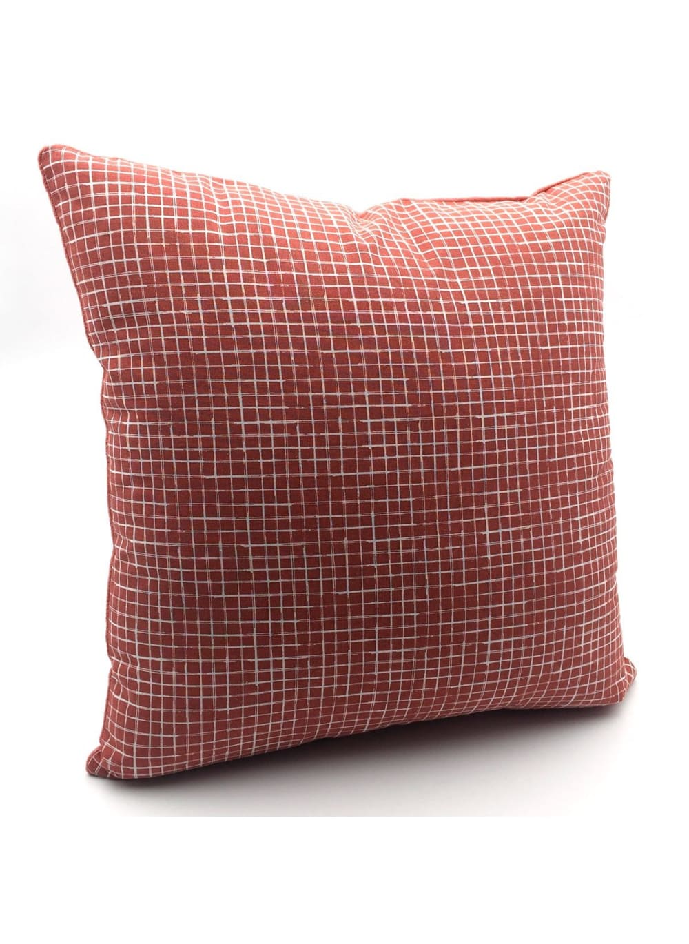 Coussin décoratif Today Terra Rosa à imprimé carreaux multicolore en coton — vue 5