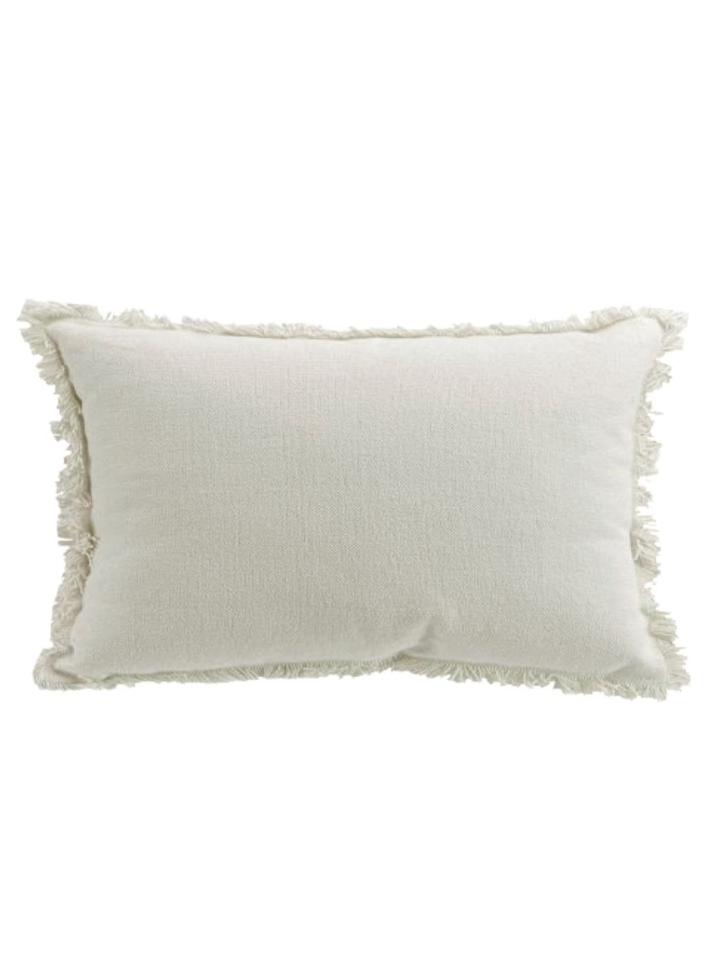 Coussin décoratif Today Indies multicolore en coton avec finition frangée — vue 5