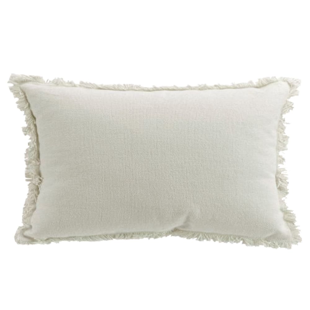 Coussin décoratif Today Indies multicolore en coton avec finition frangée