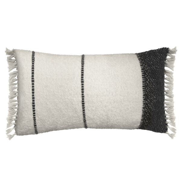 Coussin berbère Malagoon, coloris annoncé blanc, format 35 × 12 × 60 cm