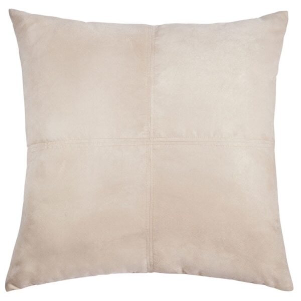 Coussin effet suédine Maisons du Monde écru au format 60 x 60 cm