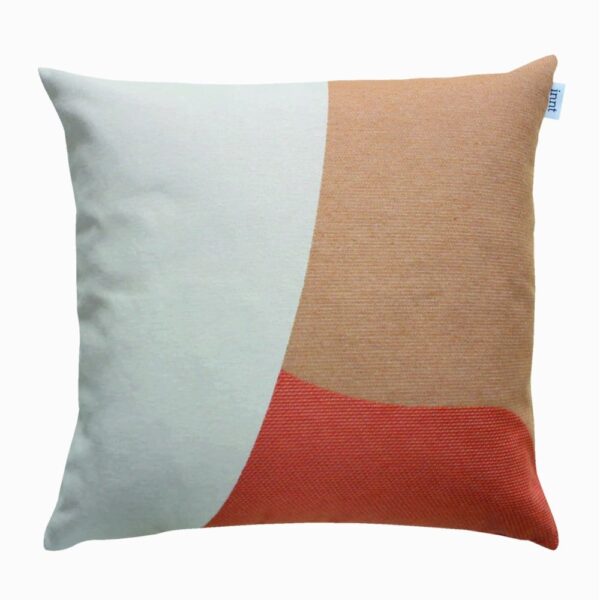 Coussin Box & beyond en coton et polyester, tissé jacquard, carré