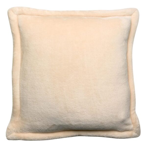 Coussin Vivaraise Tender crème en polyester, format 50 x 50 cm