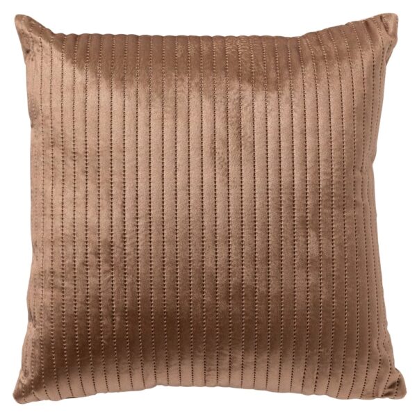 Coussin Dutch Decor David marron carré avec coussin intérieur inclus