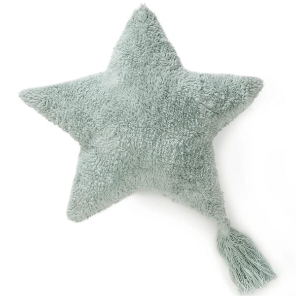 Coussin Benuta vert au format annoncé de 45 x 45 centimètres