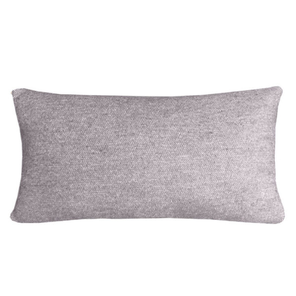 Coussin Malagoon Magic violet rectangulaire à double face en laine recyclée