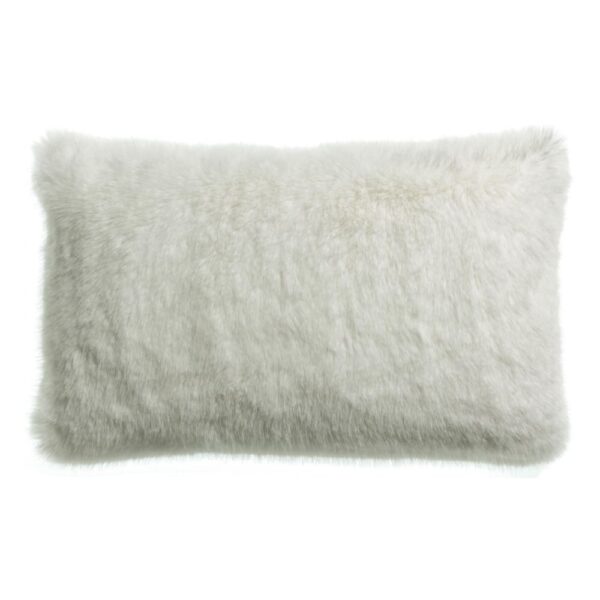 Coussin Nolan Vivaraise blanc rectangulaire présenté sur un décor clair