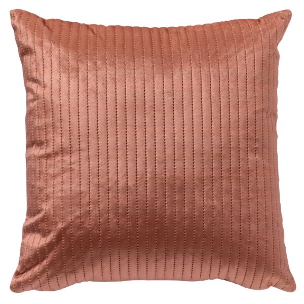 Coussin Dutch Decor David rose avec housse à fermeture éclair