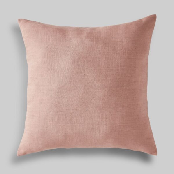 Coussin Maisons du Monde BASIC rose carré pour canapé ou lit