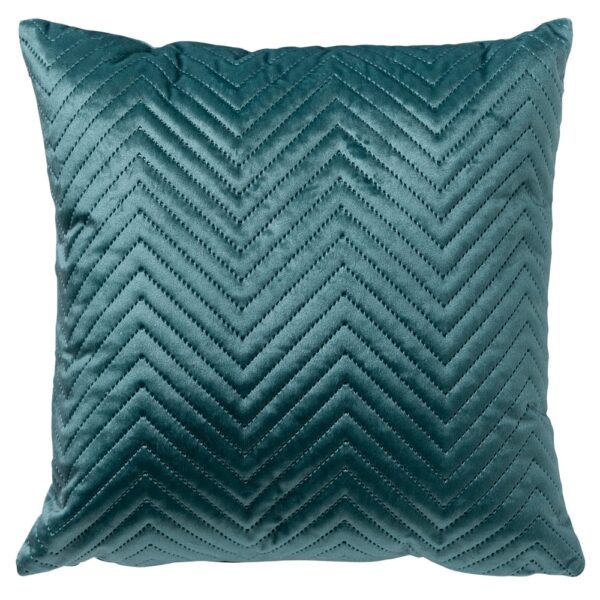 Coussin Duke Dutch Decor vert carré avec coussin intérieur et fermeture éclair